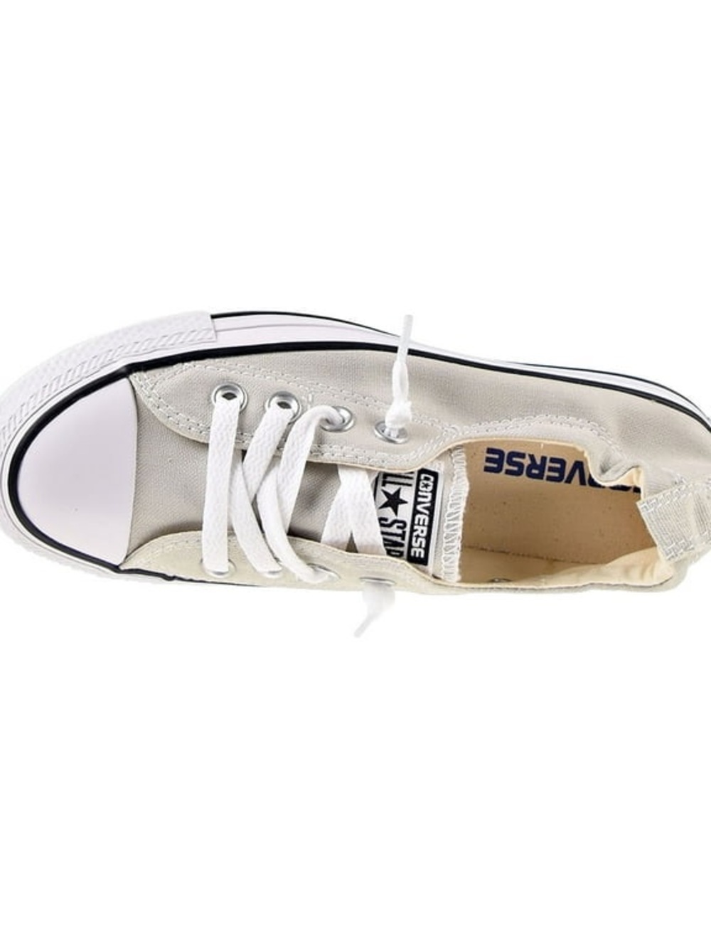 Converse Chuck Taylor Low Top Sneakers in beige and White - Picture 3 of 5